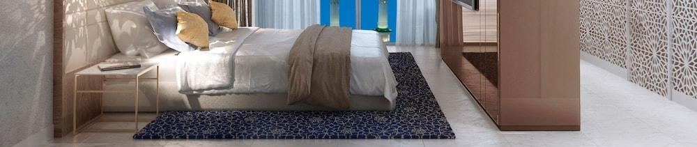 โรงแรมชาซา มักกะฮ์ Mecca ภายนอก รูปภาพ A carpet in a bedroom