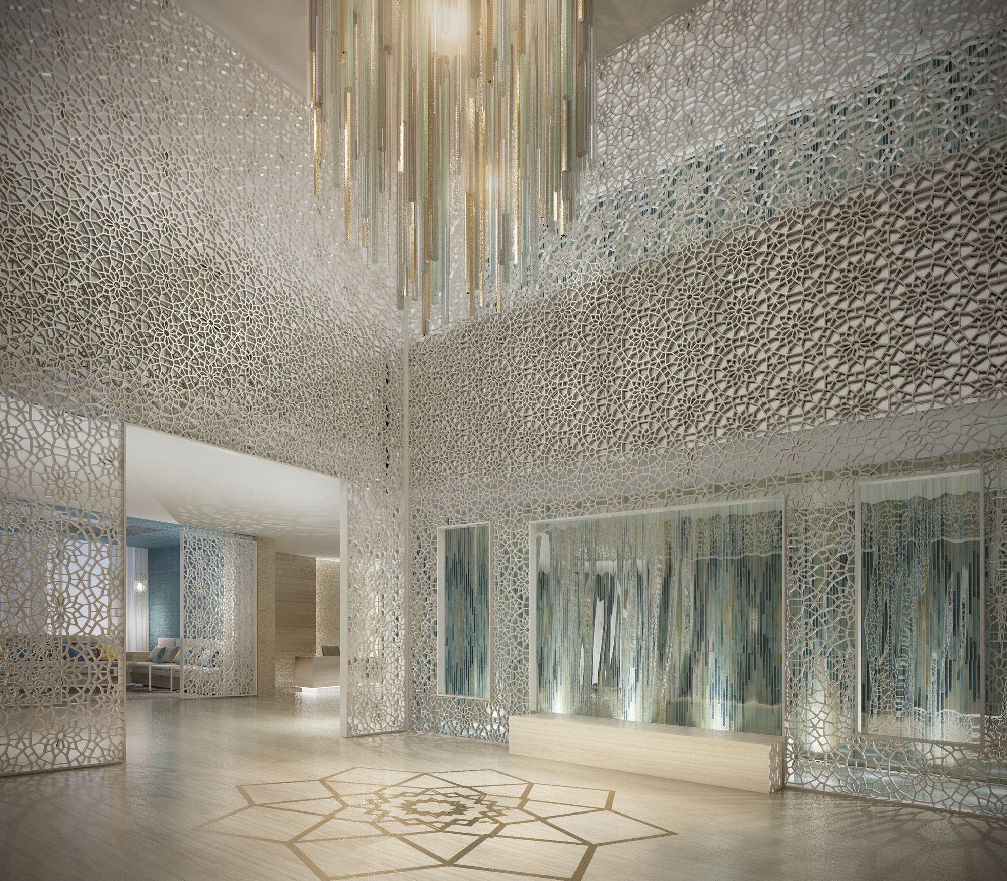 โรงแรมชาซา มักกะฮ์ Mecca ภายนอก รูปภาพ The lobby of the hotel